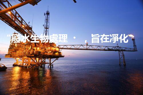 “廢水生物處理，旨在凈化水源，守護(hù)碧水藍(lán)天”